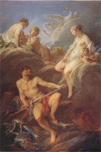 Francois Boucher Venus Requesting Arms for Aeneas from Vulcan (mk05) France oil painting art